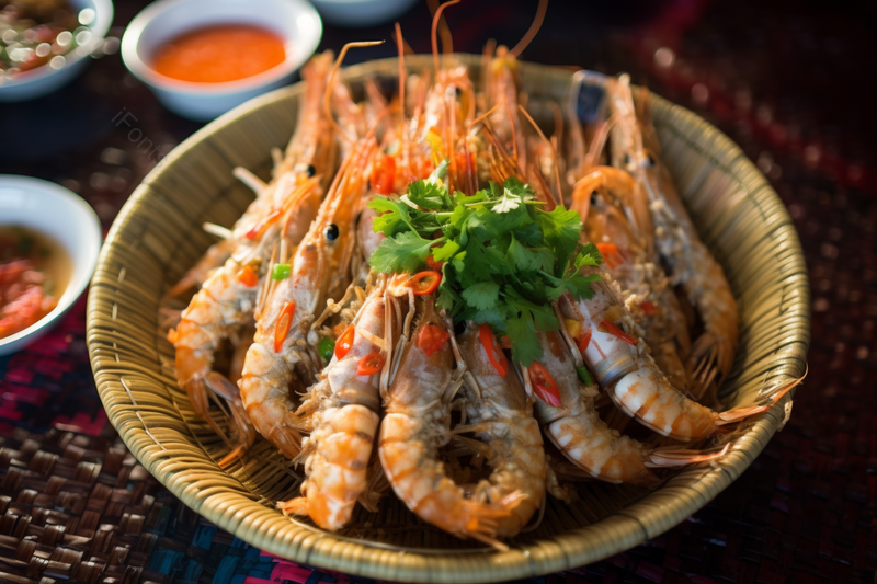 海边酒店特色美食大虾盛宴摄影实拍,高清,摄影图,摄影图片,图片大全,摄影图免费下载